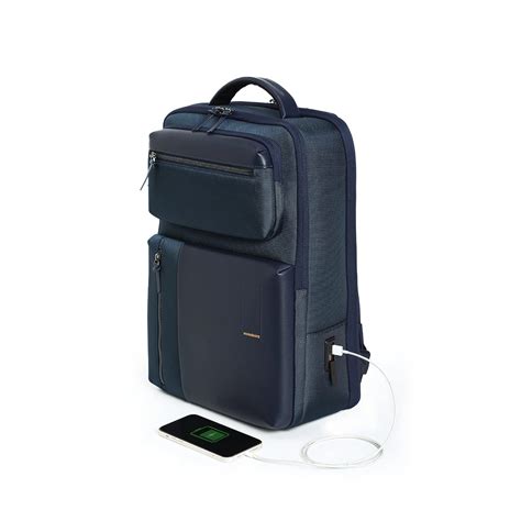 Buy Mokobara The Work Backpack | Blue Vegan Leather Water Resistant (16 ...