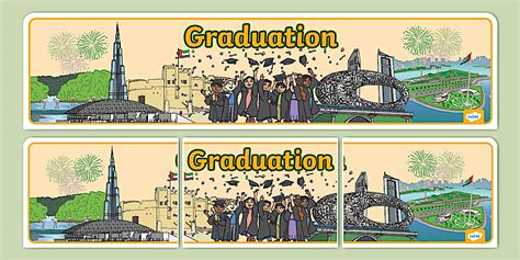 UAE Graduation Banners