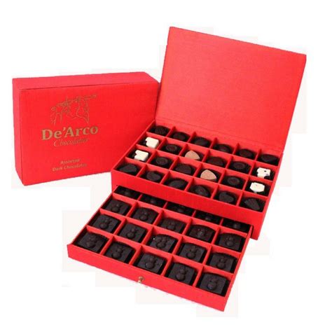 De'Arco Chocolatier Premium Chocolate Gift Box, Dark Chocolates ...