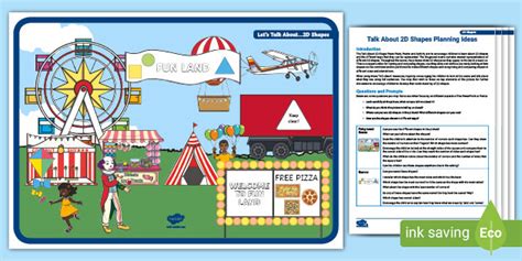 👉 Talk About 2D Shape Maths Poster and Planning Ideas