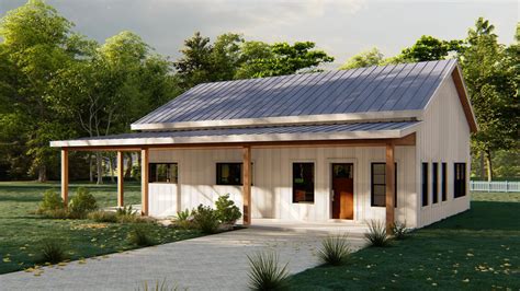 Single Story Barn Homes Cassidy 2 #20364 | The House Plan Company