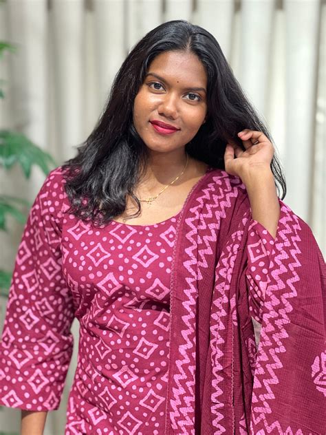 Batik Printed Cotton Kurta Set | SLM162 – Aham Designer Boutique