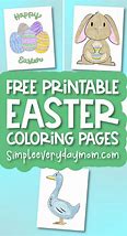 Image result for Easter Bunny Eggs Coloring Pages