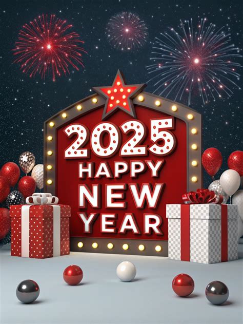 Happy New Year Emojis 2026 🎁🥳 Copy and Paste & Wish🎈 – SymbolsEmojis