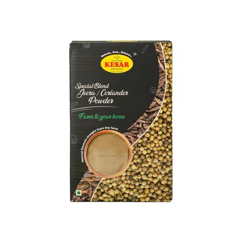 Matushri Kesar Jeera Coriander Powder (400gm), Pure & Naturally Sourced ...