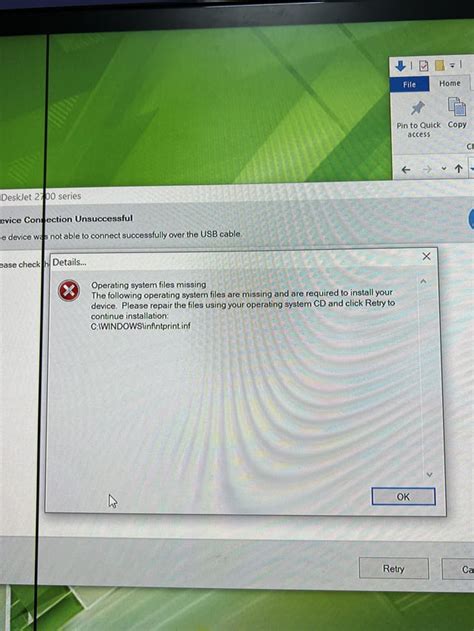 USB Printer Support Error 的图像结果