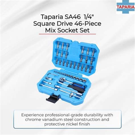 TAPARIA SA46 Socket Set Price in India - Buy TAPARIA SA46 Socket Set ...