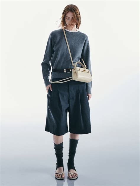 Ivory Aubrielle Croc-Effect Top Handle Bag - Ivory - CHARLES & KEITH IN