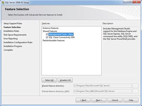 SQL Management Studio 2008 R2 installation – WishMesh