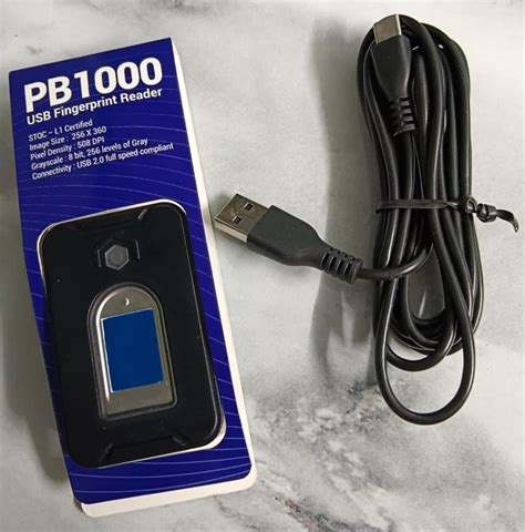 Precision PB1000 L1 Biometric Fingerprint USB Scanner with RD Service ...