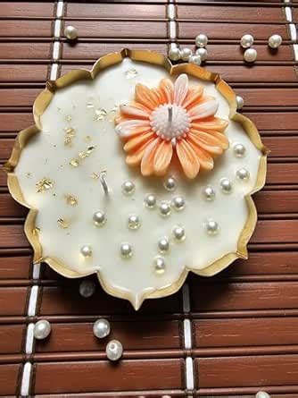 Decorative Urli Candle with Daisy/Scented Home Decor Candle with ...