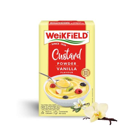 Weikfield Vanilla Custard Powder - Makes Smooth & Creamy Custard - Bes ...
