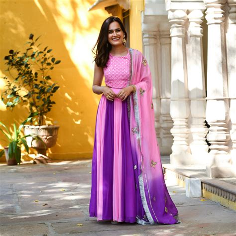 Payal Mirror Work Pink Georgette Lehenga Set For Women Online – UrbanStree