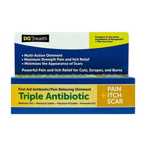 Buy DG Health Triple Antibiotic Plus Scar, 1 oz from Dollar General ...