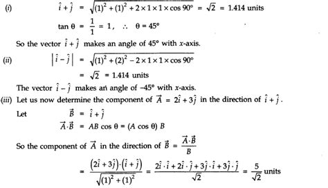 NCERT Solutions for Class 11 Physics Chapter 4 Motion in A Plane