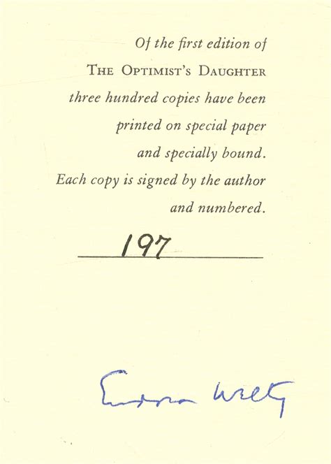 The Optimist's Daughter | Eudora WELTY