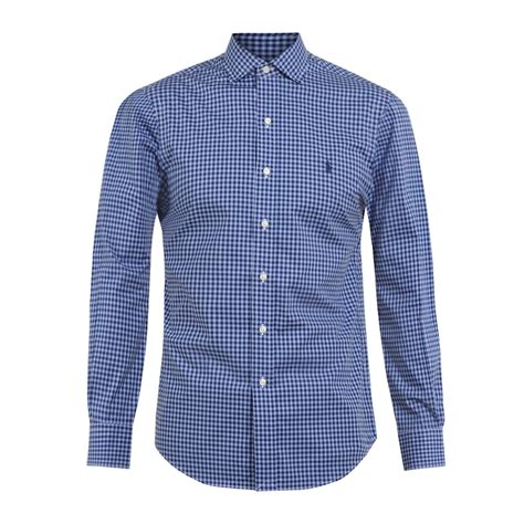 Buy Men Blue Checks Long Sleeve Casual Shirts Online at The Collective ...
