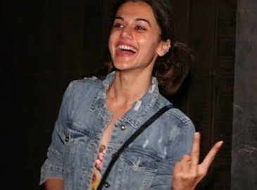 Taapsee Pannu begins dubbing for 'Judwaa 2'