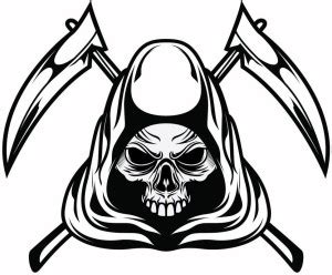 skull ghost wall sticker poster|Dark poster|skull poster|ghost rider ...