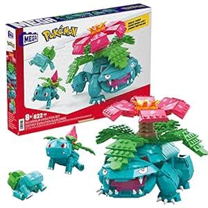 MEGA Pokémon Action Figure Building Toys, Bulbasaur Evolution Set With ...
