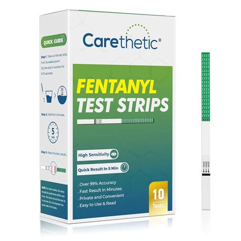 Carethetic High Sensitivity Fentanyl Test Strips - 10 Pack for India | Ubuy