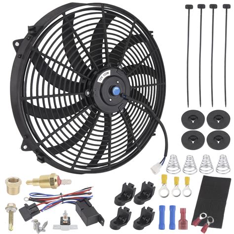 Amazon.com: 16 Inch Electric Radiator Fan Kit, 12 Volt Radiator ...