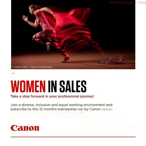 Canon Nigeria Women in Sales Trainee Program 2023