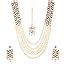 Buy ZENEME Jewellery Set Gold Plated Wedding Bridal Necklace Set With ...