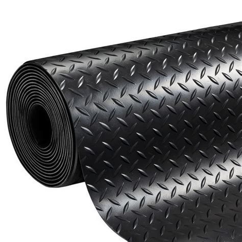 Diamond Plate Rubber Matting 3mm Thick, Structured Rubber Flooring ...