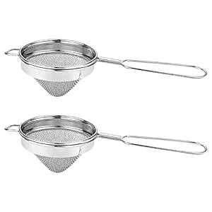 Kuber Industries Double Mesh Stainless Steel Strainer for Cocktails ...