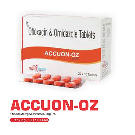 Accuon Az - Ofloxacin & Ornidazole Tablets - Scothuman Lifesciences