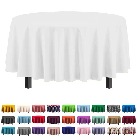 Heavy Duty Plastic Round Tablecloths | Cabinets Matttroy