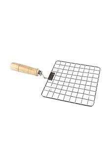 Buy SWADES Mini BBQ Grill Net with Wooden Handle Online at Low Prices ...