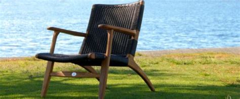 4 pc Club Rope Chair Set – The Rope Chair Black with Accent tables ...