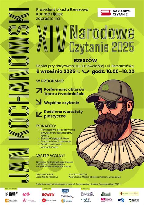 XIV Narodowe Czytanie 2025, ulica Grunwaldzka, Rzeszów, Polska, Rzeszow ...