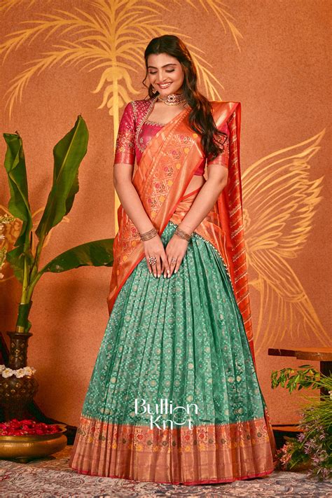 Buy Pattu Designs Lehenga|Traditional Pattu Elegance|Unique Styles