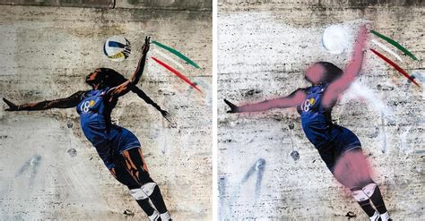 Vandalizzato il murale per Egonu, spray rosa sulla pelle: condanna ...