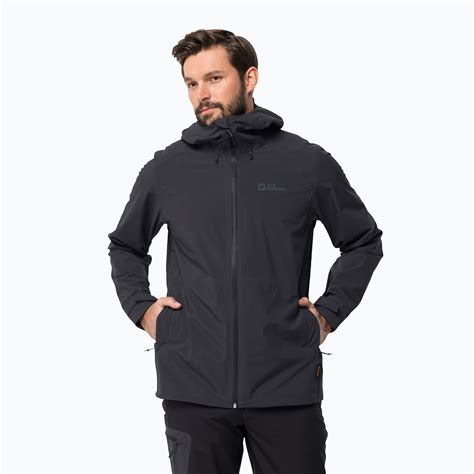 Jack Wolfskin men's Highest Peak rain jacket red 1115131_2206 ...