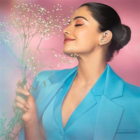 Rashmika Mandanna Just Steals Your Heart in Blue Three Piece Set And ...
