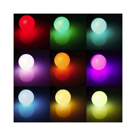 RGB Е27 многоцветна крушка с дистанционно - цветна крушка