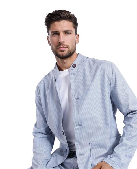 Rare Rabbit Men Glewt Pastel Blue Polyester Viscose Fabric Full Sleeve