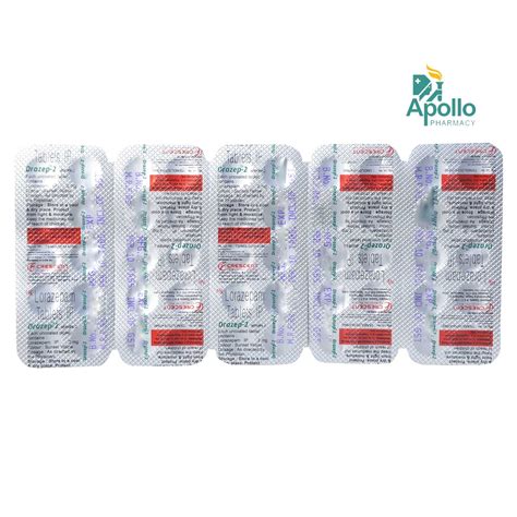 ORAZEP 2MG TABLET Price, Uses, Side Effects, Composition - Apollo Pharmacy