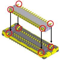 WP6C - Shielded Board-to-Board FPC Connector - JAE | DigiKey