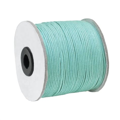 Buy waxed cotton cord in Light Aqua Blue color at best prices ...