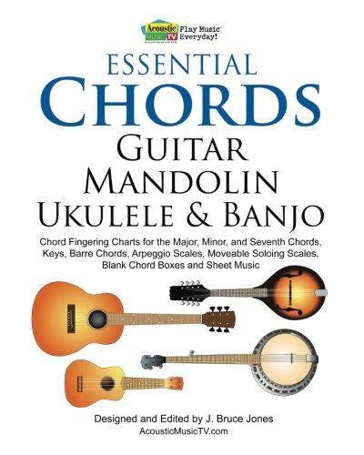 Essential Chords Guitar Mandolin Ukulele And Banjo Chord Fingering ...