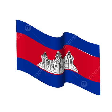 Waving Cambodia Flag, Cambodia Flage, Cambodia, Khmer Flag PNG and ...