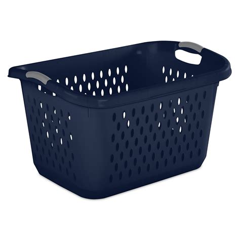 Sterilite 2.7 Bushel Laundry Basket Plastic, Blue Cove - Walmart.com