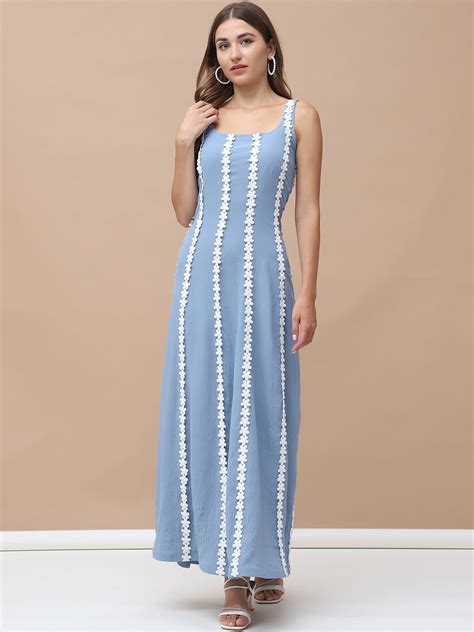 Buy JULIET Crepe Western Dress (Powder Blue) from Kelin