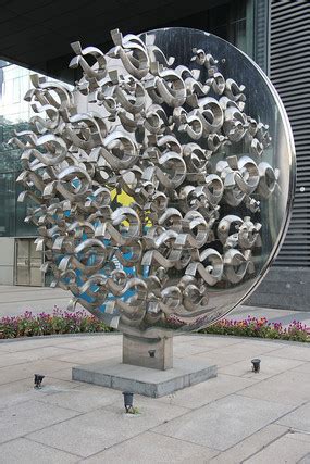 不锈钢凝聚雕塑企业标志雕塑厂家-市场网shichang.com