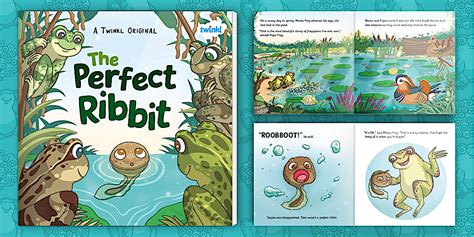 'The Perfect Ribbit' eBook - Frog Life Cycle Children's Book